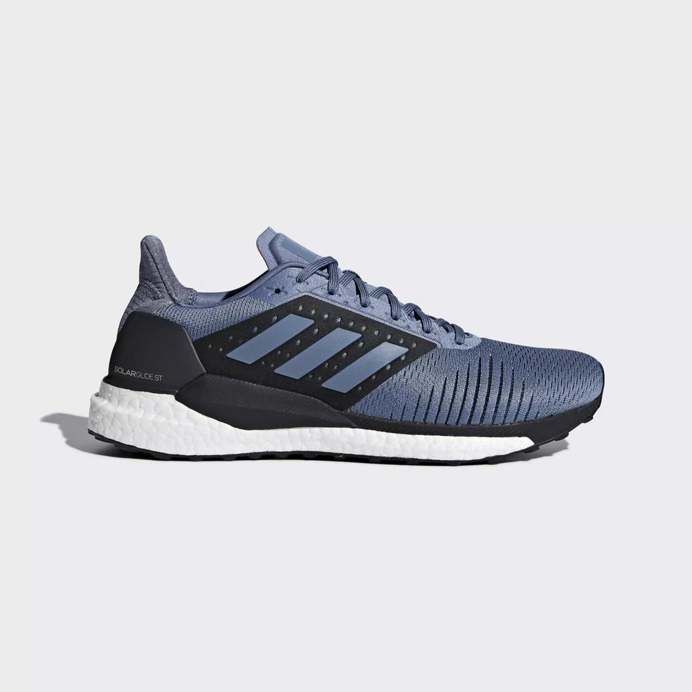 Adidas Solar Glide ST Tenis Para Correr Azules Para Hombre (MX-12018)